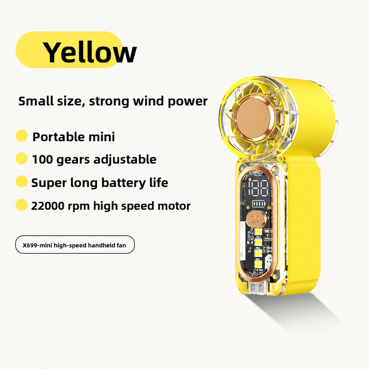 Mini Rechargeable Handheld Fan