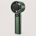 Rechargeable Handheld Fan with Digital Display and Adjustable Airflow