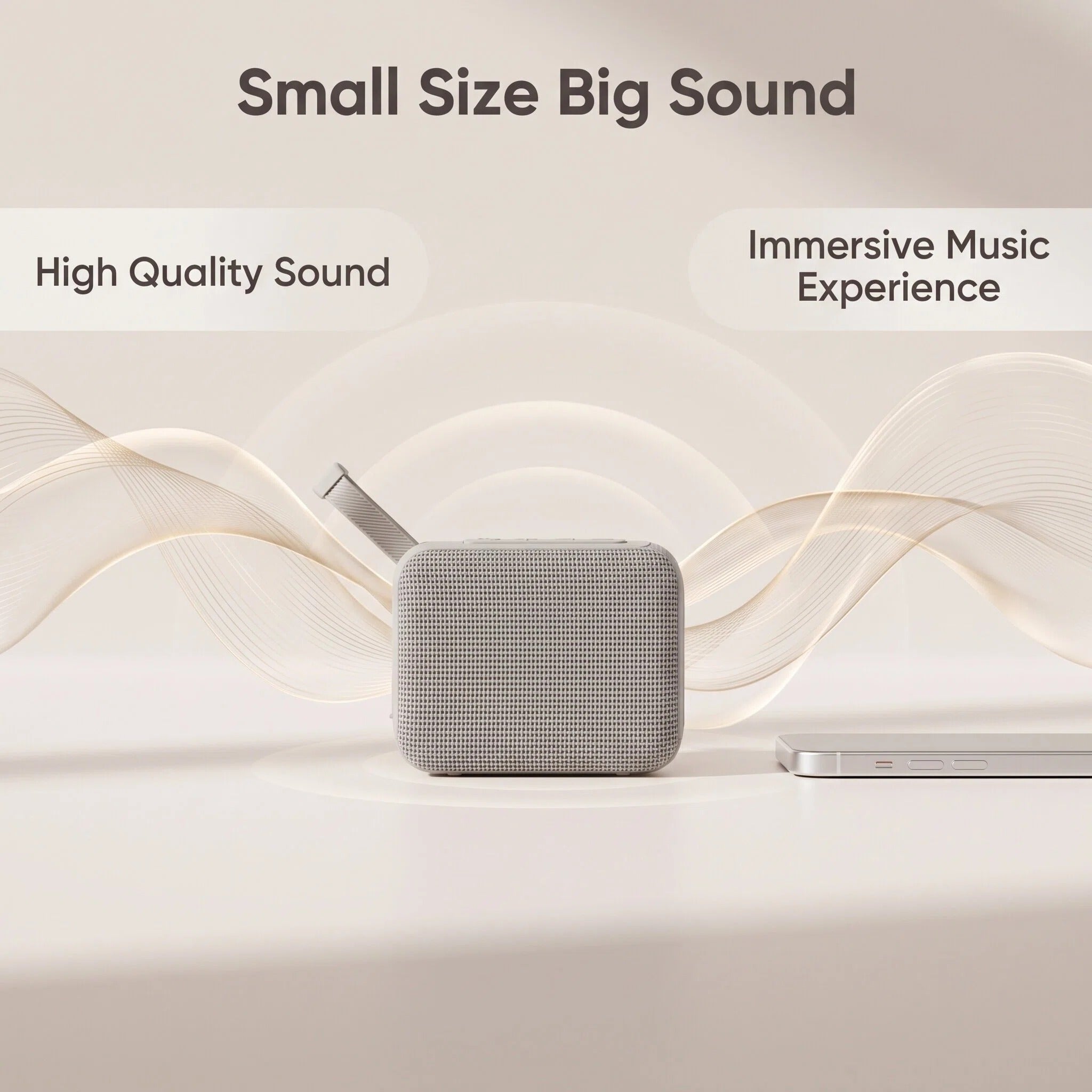 Portable Bluetooth Speaker - 1200mAh Baterya - 3-Way Playback