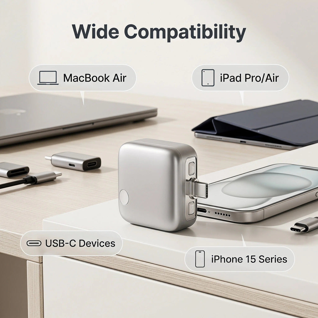 Portable USB-C Charging Safety Adapter