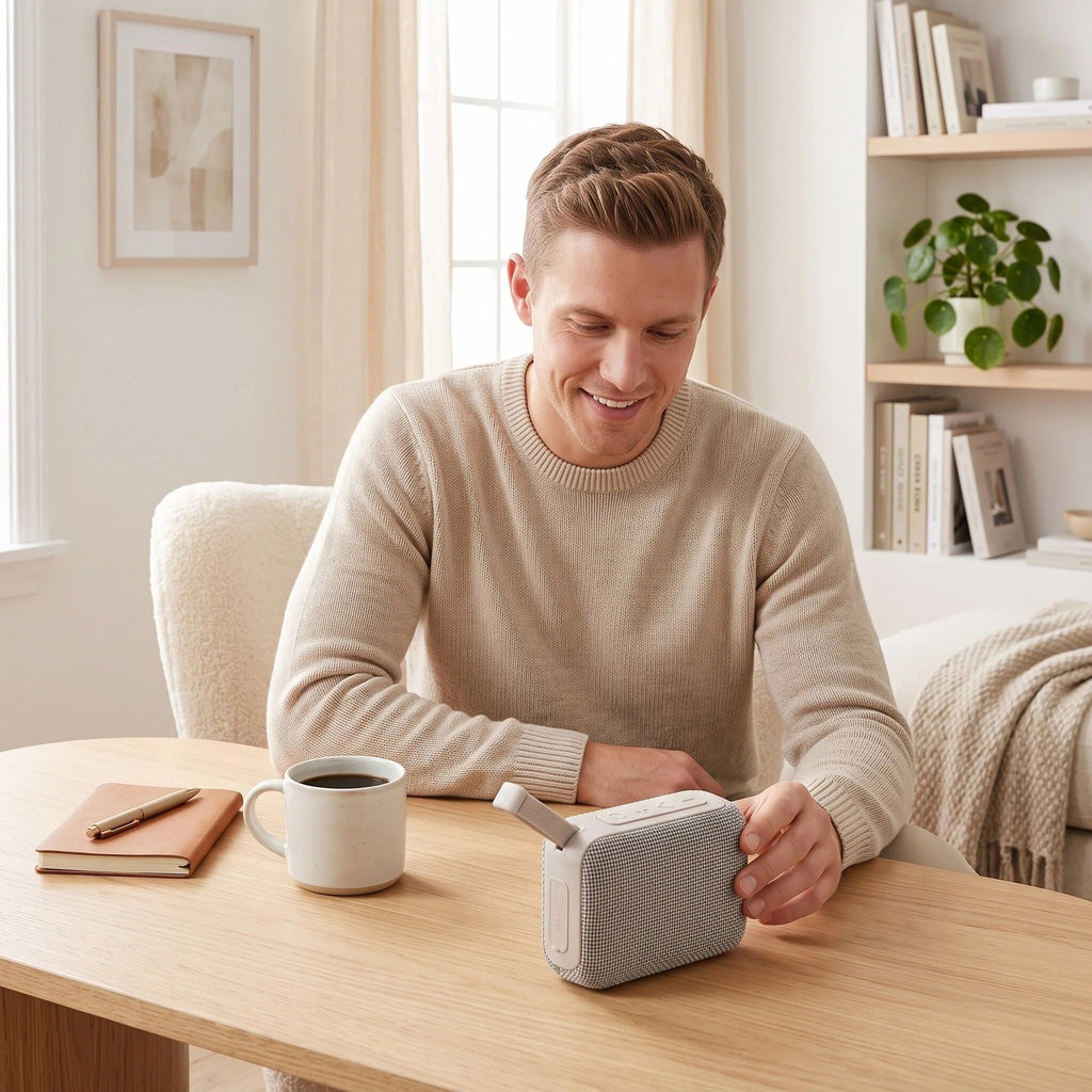 Portable Bluetooth Speaker - 1200mAh Baterya - 3-Way Playback