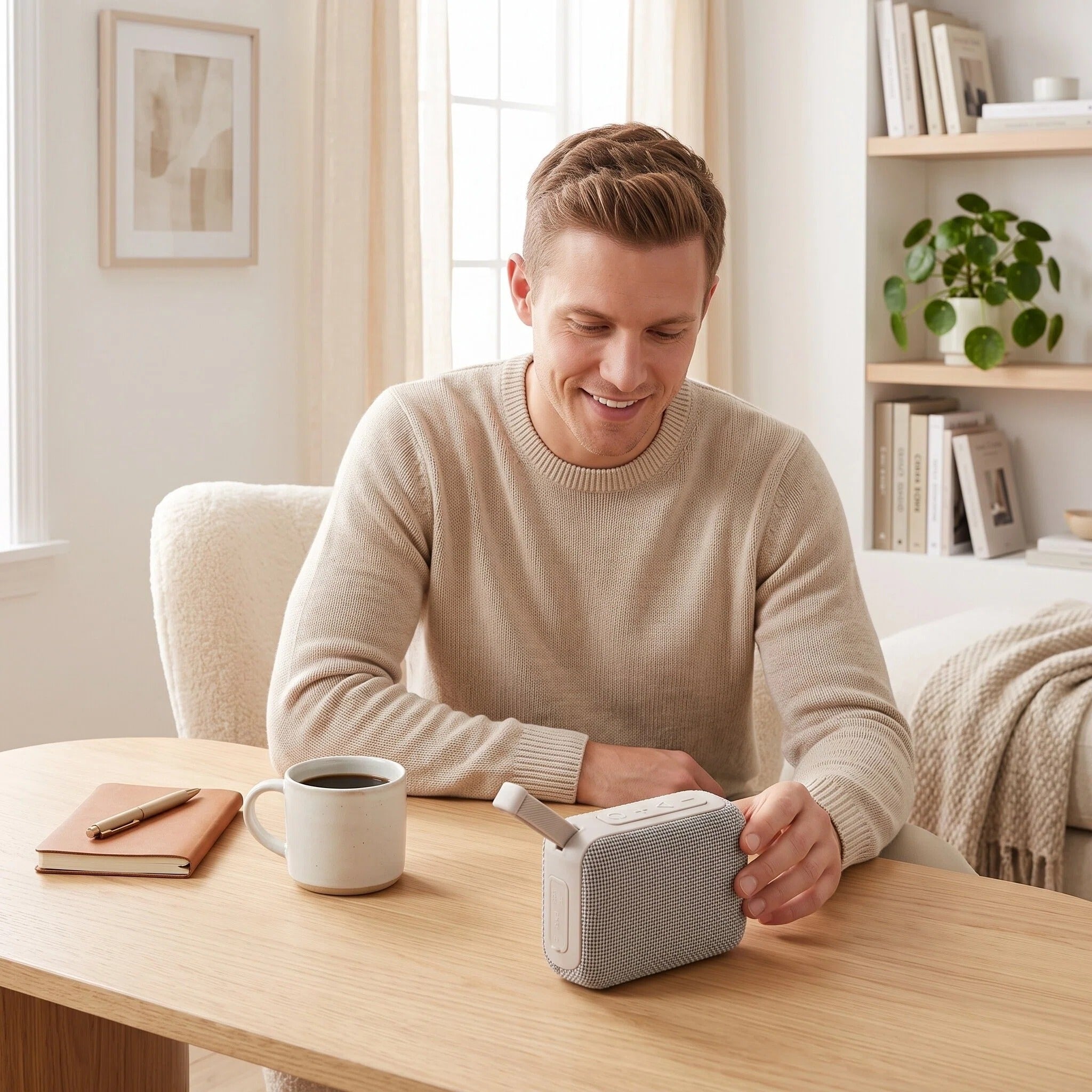 Portable Bluetooth Speaker - 1200mAh Baterya - 3-Way Playback